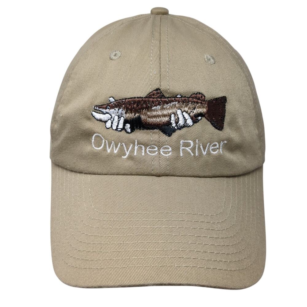 Owyhee River Strapback Baseball Hat Solid Brown One Size Outdoor Cobra